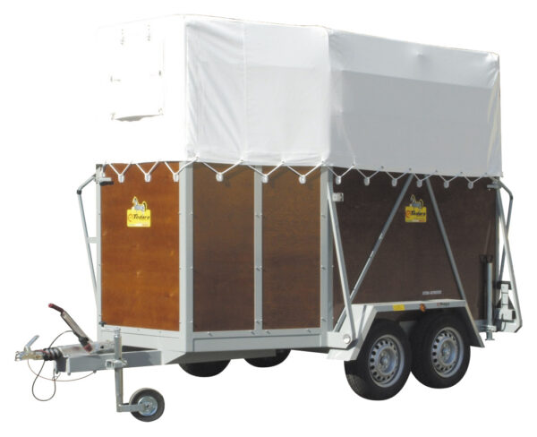 Rimorchio Trasporto Cavalli TTC 1200 / 1600 Telonato ( 2 posti )