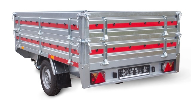 Rimorchio Trasporto Merci TM7 SF 2515/2 Doppio Asse-15354