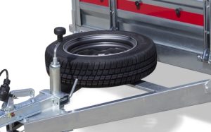 supporto routa di scorta con ruota